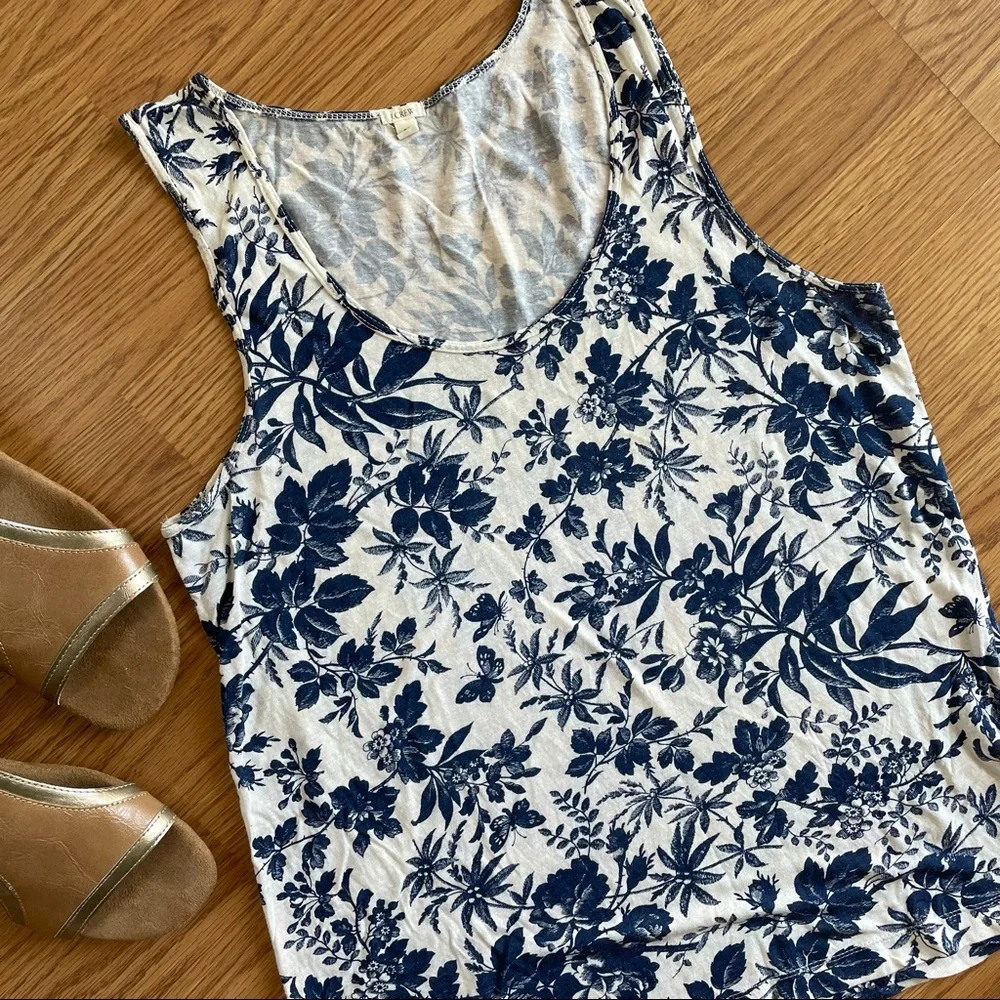 J. Crew Floral Tank Top✨